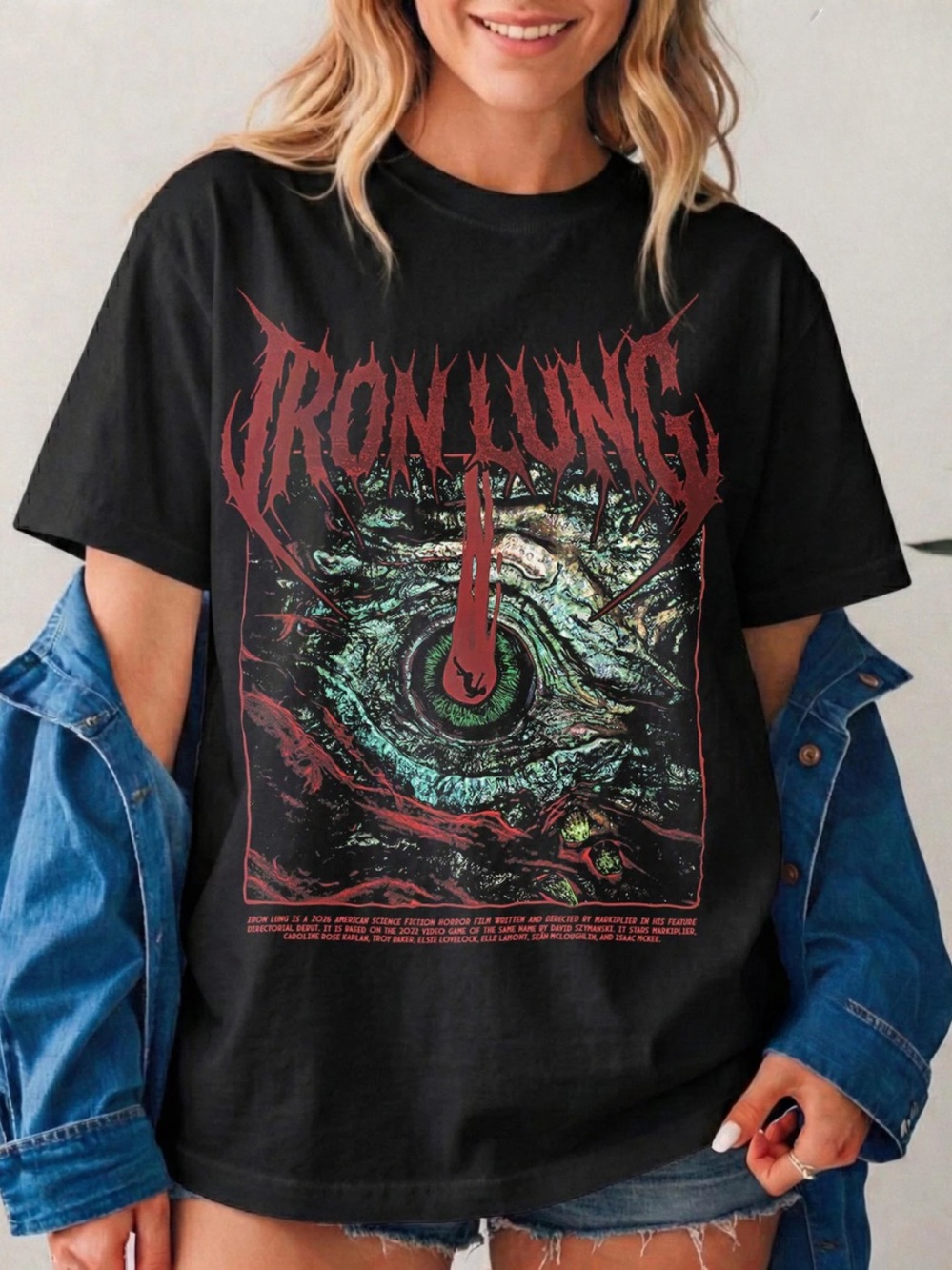 Black Short Sleeve Graphic Tee - Black
